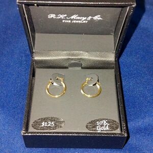 10k Gold Hoop Earrings
